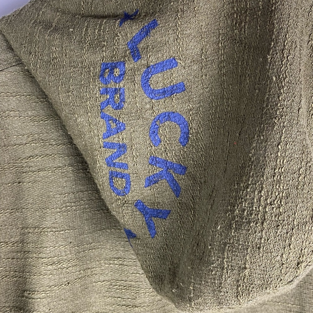 Lucky Brand Green Textured Hoodie Boys Size XL Pullover - Picture 7 of 9